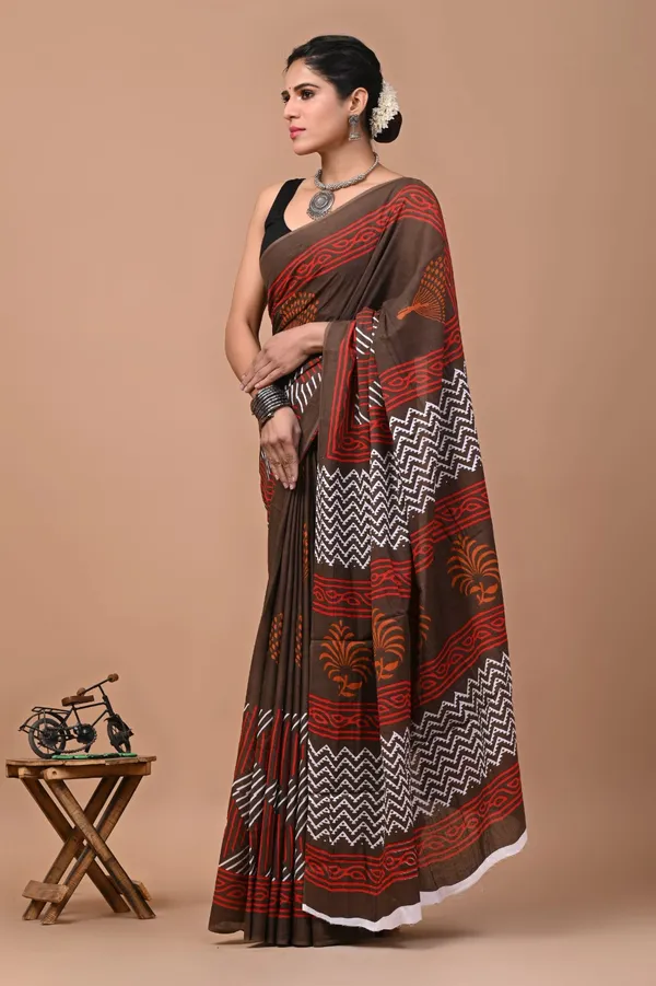 Multicolour_Soft_Mulmul_Cotton_Saree