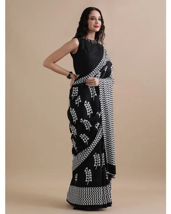 Black_Soft_Mulmul_Cotton_Saree