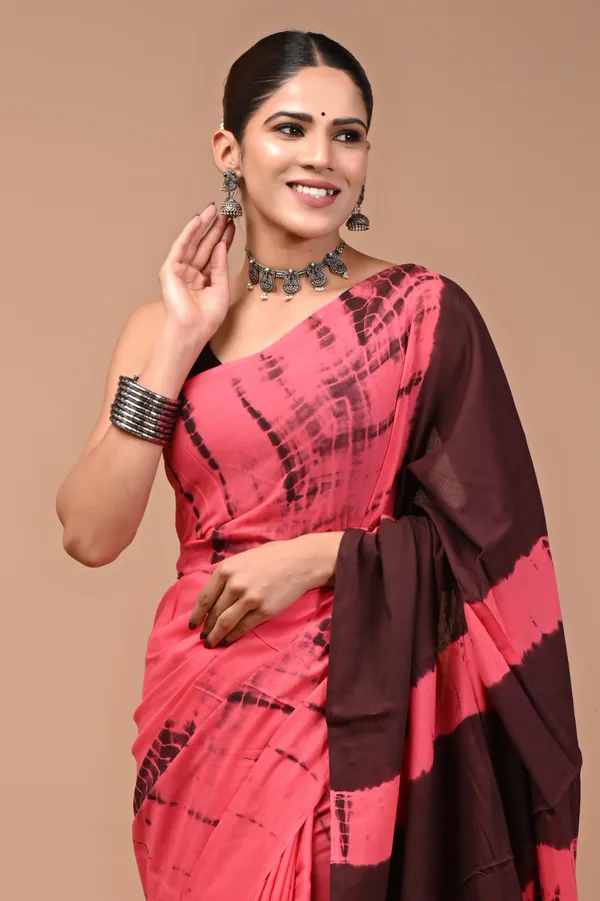 Pink_Soft_Mulmul_Cotton_Saree