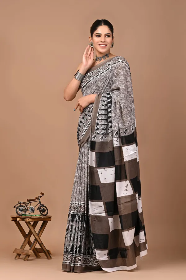 Black_Soft_Mulmul_Cotton_Saree