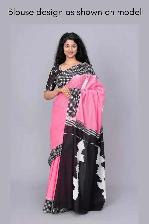 Pink_Soft_Mulmul_Cotton_Saree_For_Women