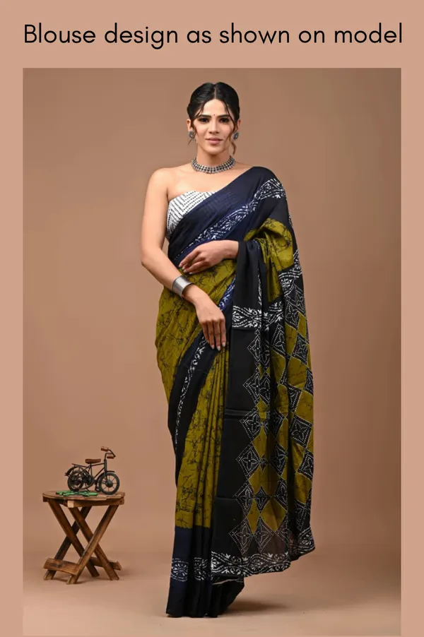 Mustard_Yellow_Soft_Mulmul_Cotton_Saree