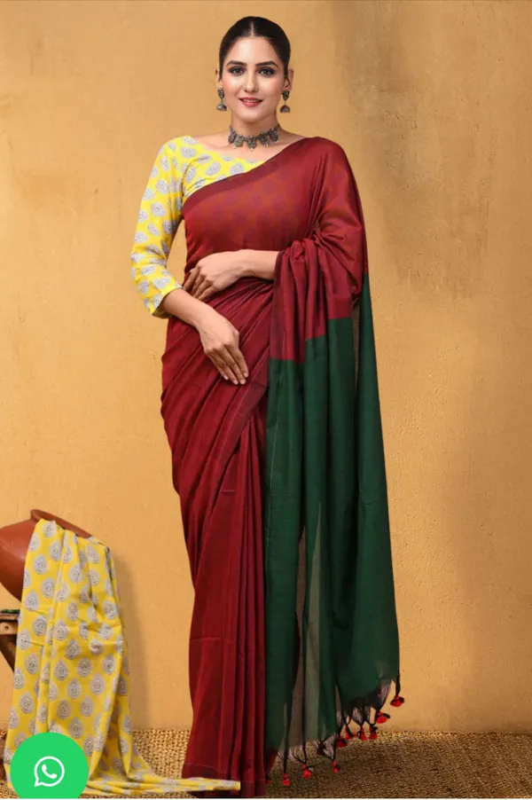 Elegance_Pure_Khadi_Cotton_Saree