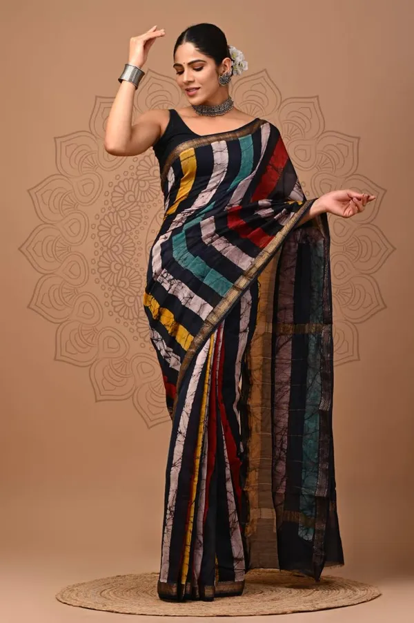 Multicolour_Premium_Maheshwari_Silk_Saree