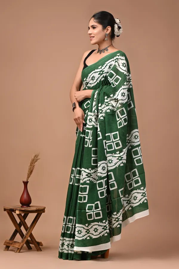 Green_Soft_Mulmul_Cotton_Saree