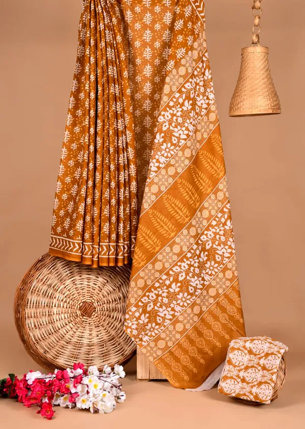 Mustard_Yellow_Soft_Mulmul_Cotton_Saree