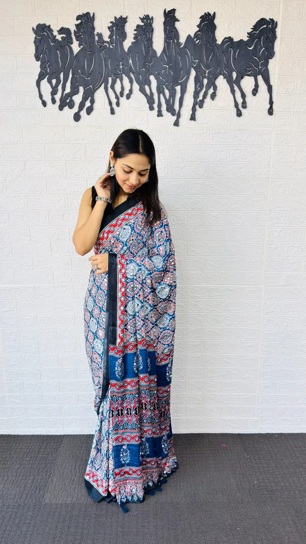 Indigo_Blue_|_Mirror_Work_Semi_Gajji_Silk_Saree