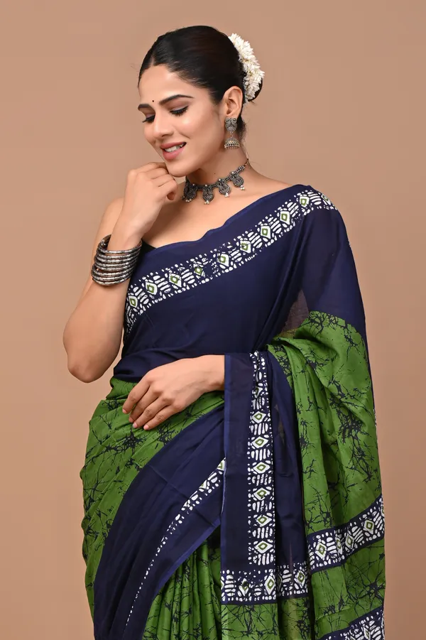 Green_Soft_Mulmul_Cotton_Saree