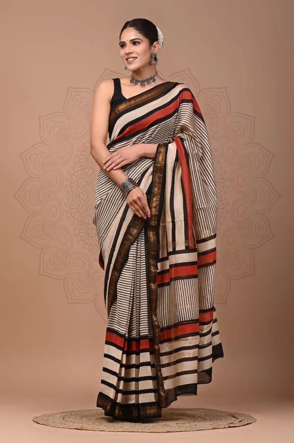Multicolour_Premium_Maheshwari_Silk_Saree_For_Women