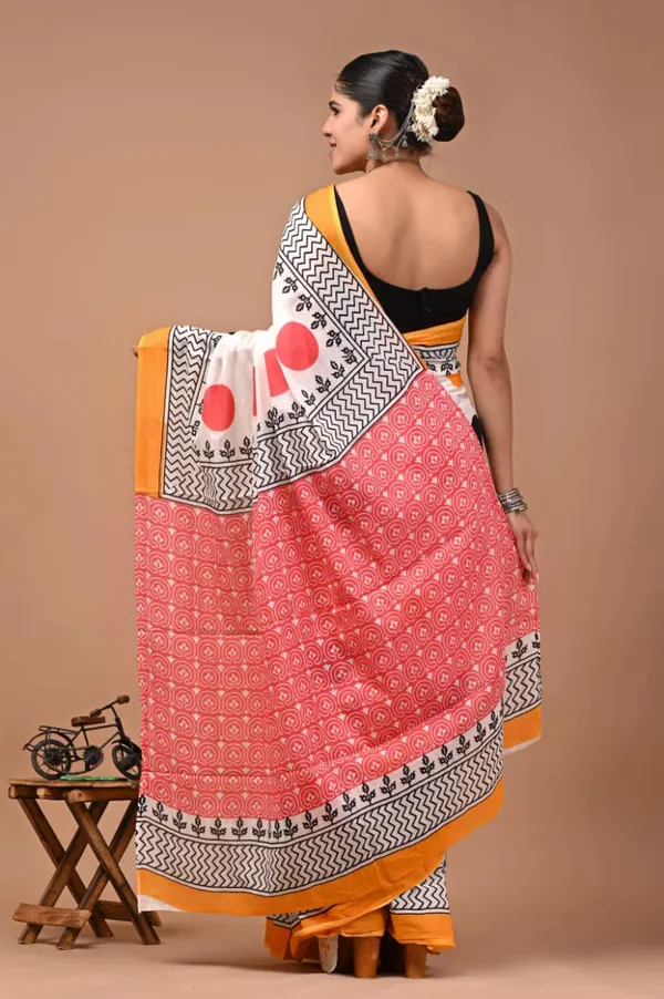 Multicolour_Soft_Mulmul_Cotton_Saree