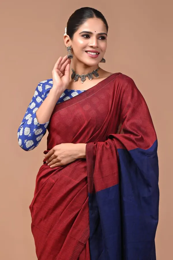 Elegance_Pure_Khadi_Cotton_Saree