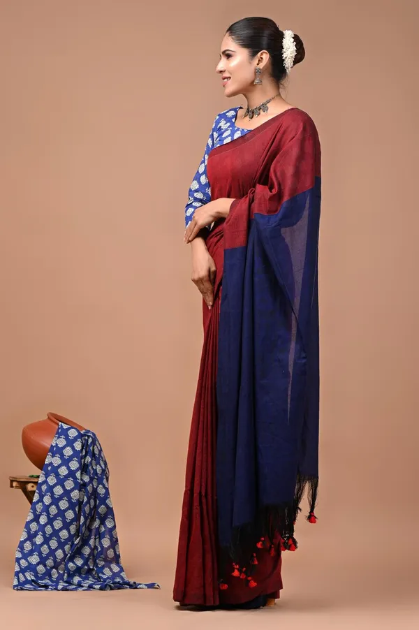 Elegance_Pure_Khadi_Cotton_Saree
