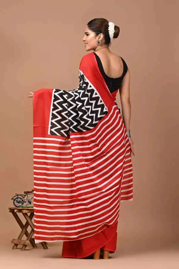 Multicolour_Soft_Mulmul_Cotton_Saree
