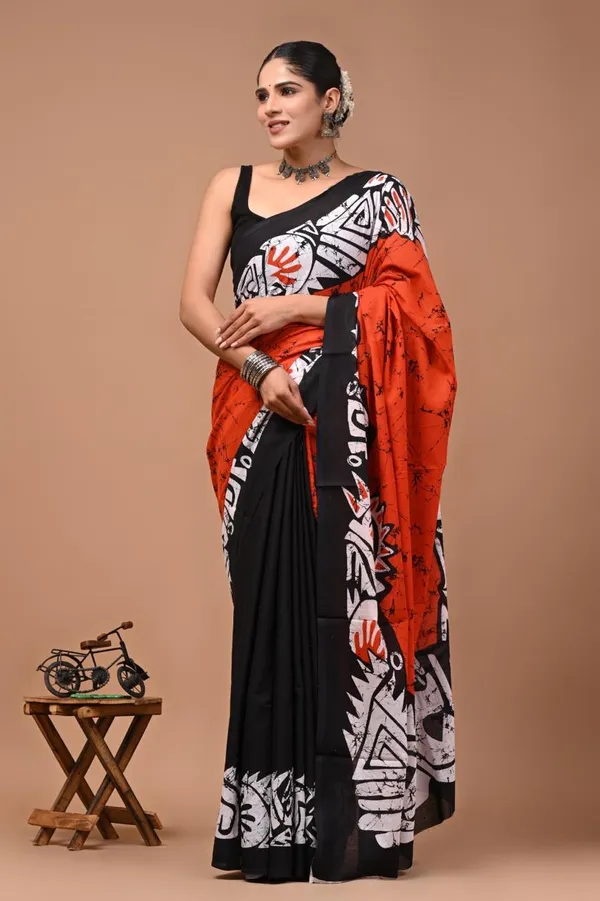 Multicolour_Soft_Mulmul_Cotton_Saree