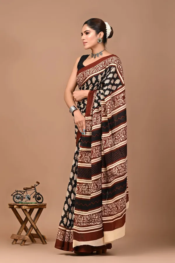 Black_Soft_Mulmul_Cotton_Saree