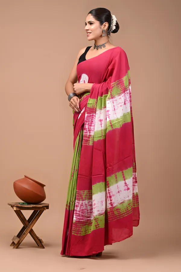 Multicolour_Soft_Mulmul_Cotton_Saree