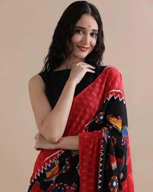 Black_Soft_Mulmul_Cotton_Saree