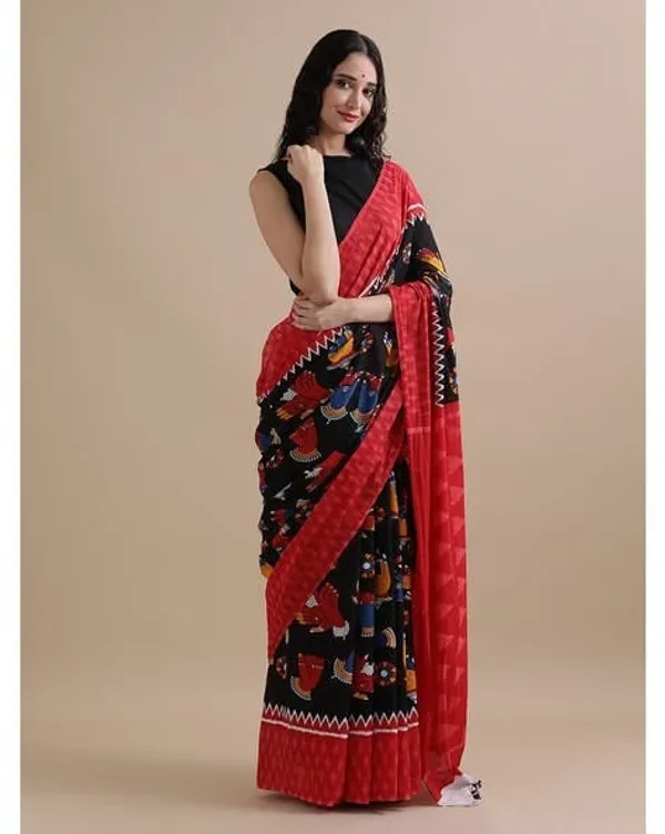 Black_Soft_Mulmul_Cotton_Saree