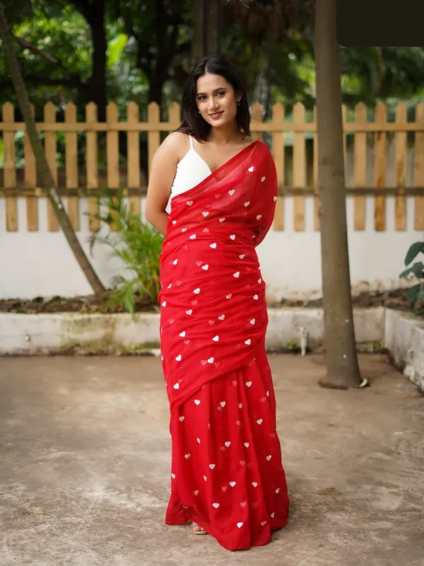 Red_Elegance_Pure_Khadi_Cotton_Saree