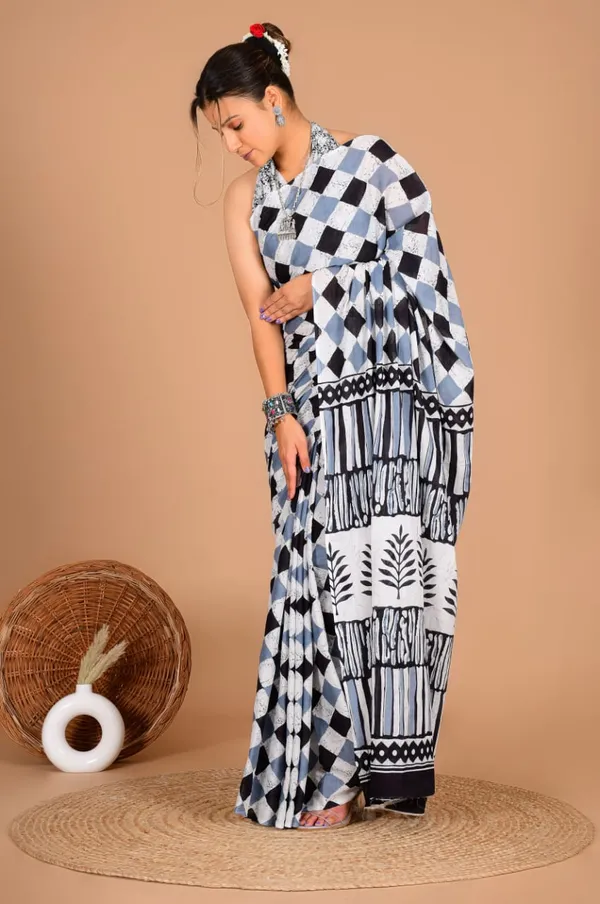 Multicolour_Soft_Mulmul_Cotton_Saree
