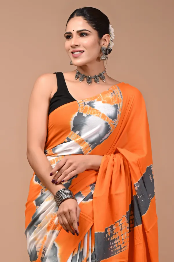 Orange_Soft_Mulmul_Cotton_Saree