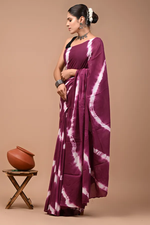 Purple_Soft_Mulmul_Cotton_Saree