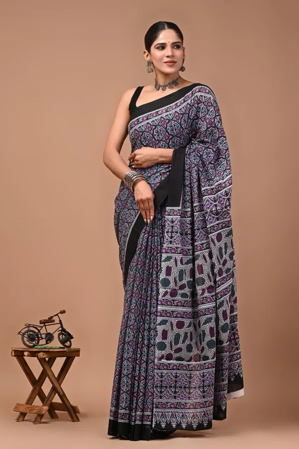 Multicolour_Soft_Mulmul_Cotton_Saree
