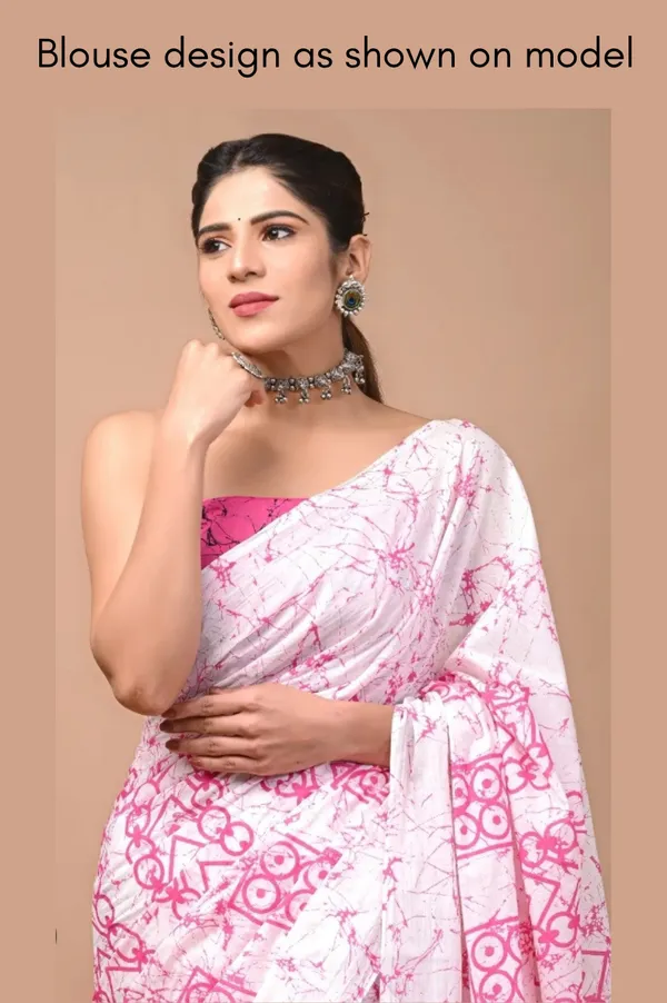 White_Soft_Mulmul_Cotton_Saree_For_Women
