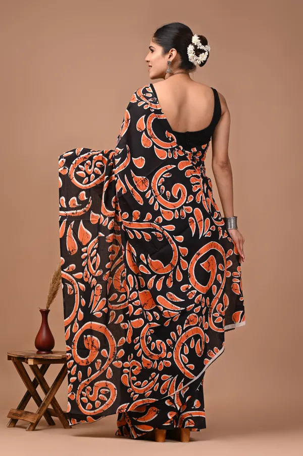 Black_Soft_Mulmul_Cotton_Saree