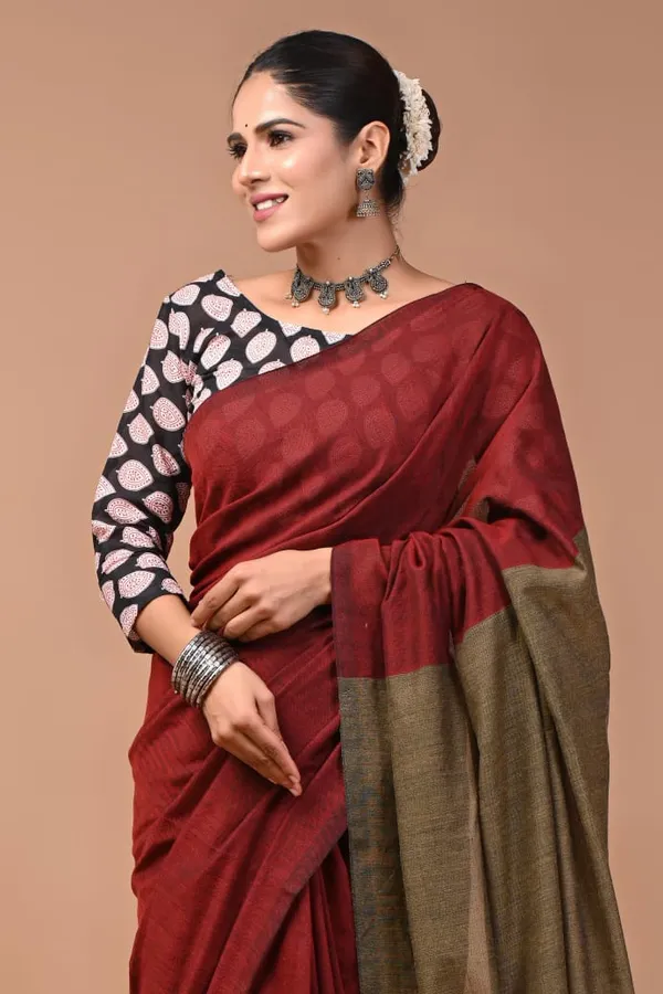 Elegance_Pure_Khadi_Cotton_Saree