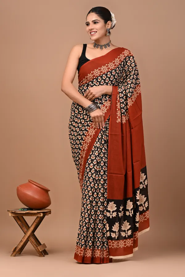 Black_Soft_Mulmul_Cotton_Saree
