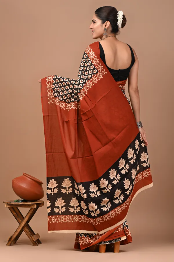 Black_Soft_Mulmul_Cotton_Saree