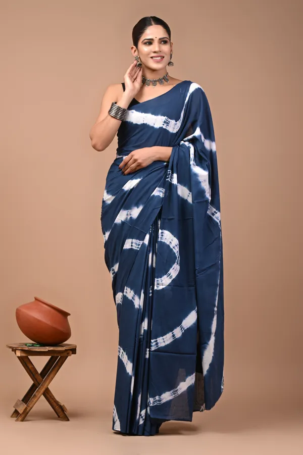 Navy_Blue_Soft_Mulmul_Cotton_Saree
