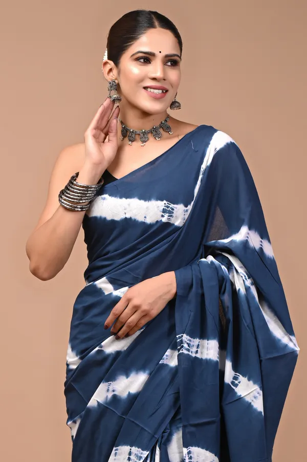 Navy_Blue_Soft_Mulmul_Cotton_Saree