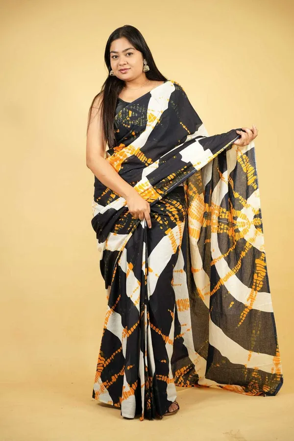 Black_Soft_Mulmul_Cotton_Saree