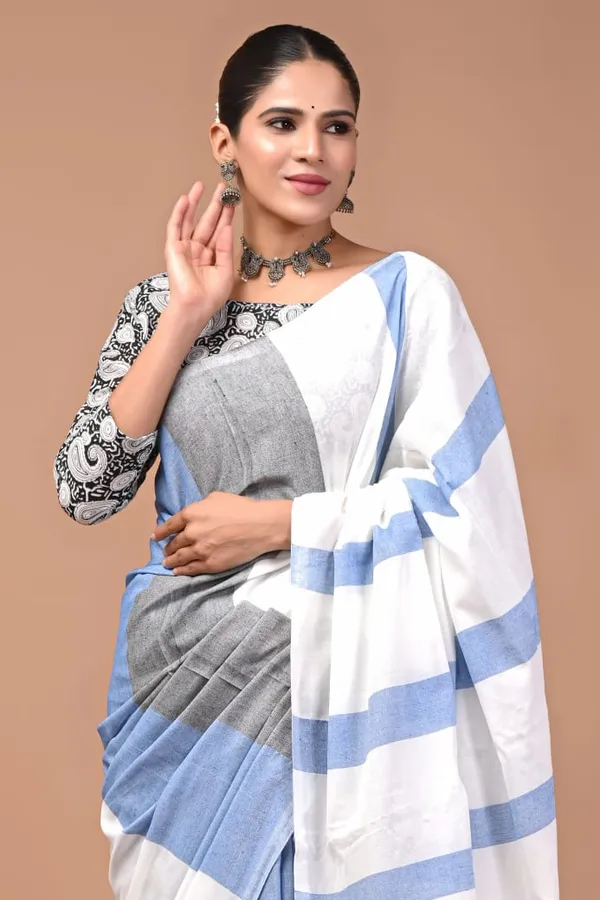 Elegance_Pure_Khadi_Cotton_Saree