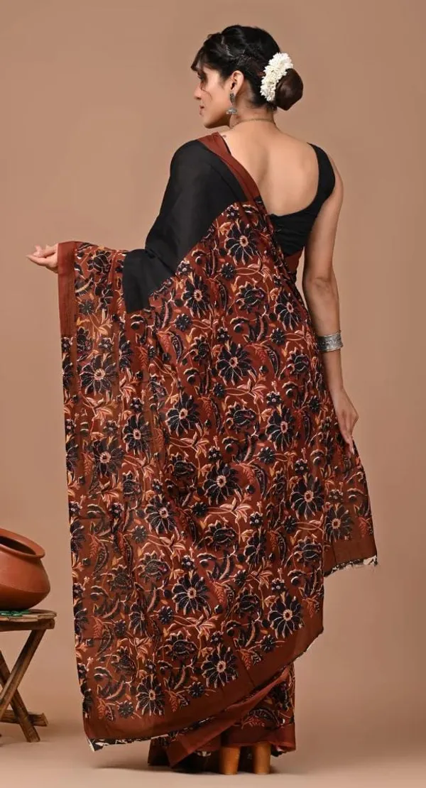 Black_Soft_Mulmul_Cotton_Saree