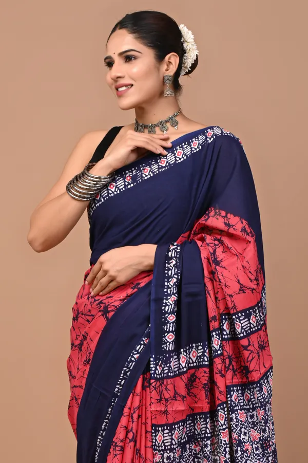 Multicolour_Soft_Mulmul_Cotton_Saree