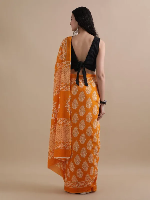 Burnt_Orange_Soft_Mulmul_Cotton_Saree