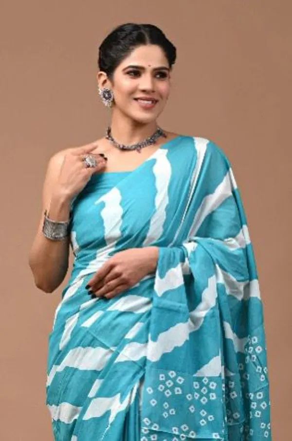 Aqua_Blue_Soft_Mulmul_Cotton_Saree