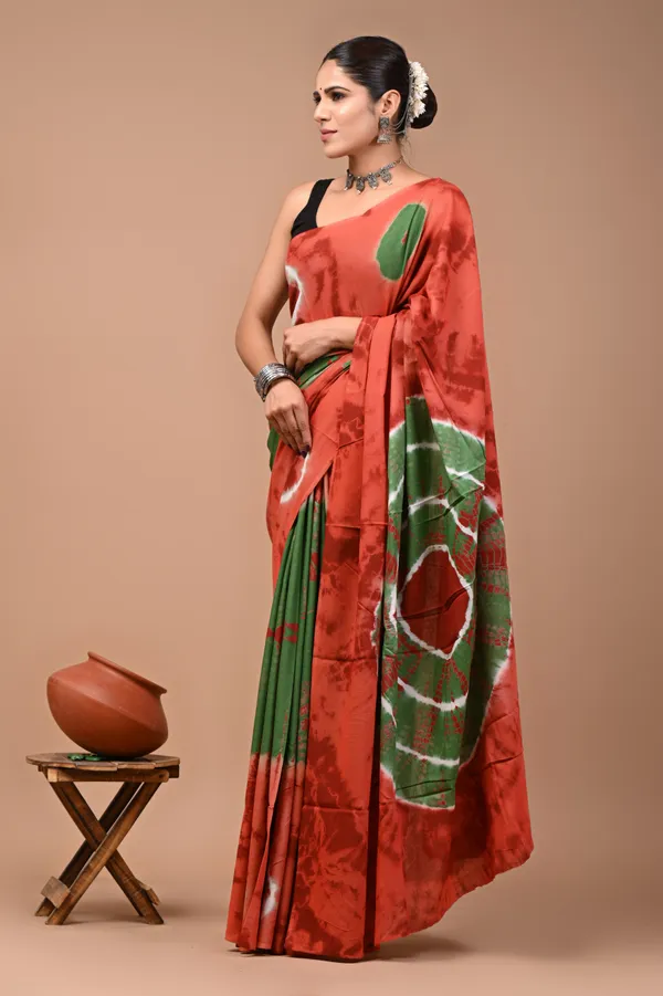 Multicolour_Soft_Mulmul_Cotton_Saree