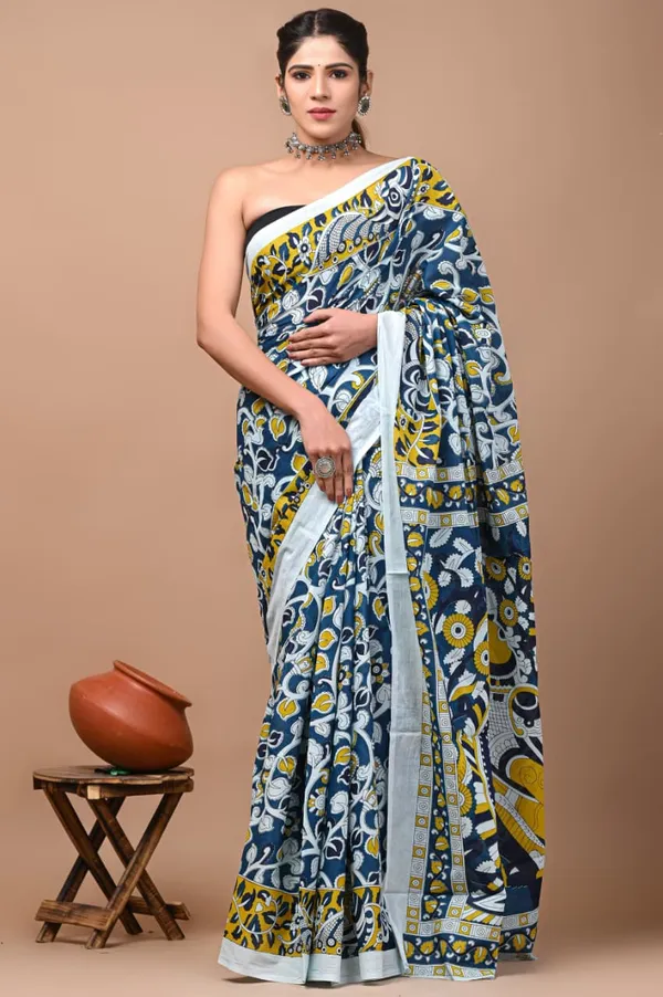 Multicolor_Soft_Mulmul_Cotton_Saree