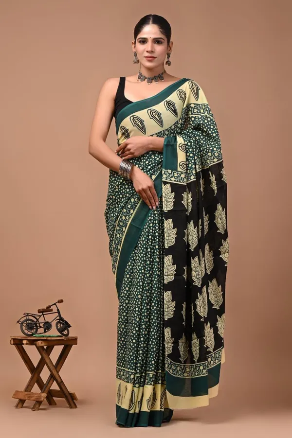 Multicolour_Soft_Mulmul_Cotton_Saree