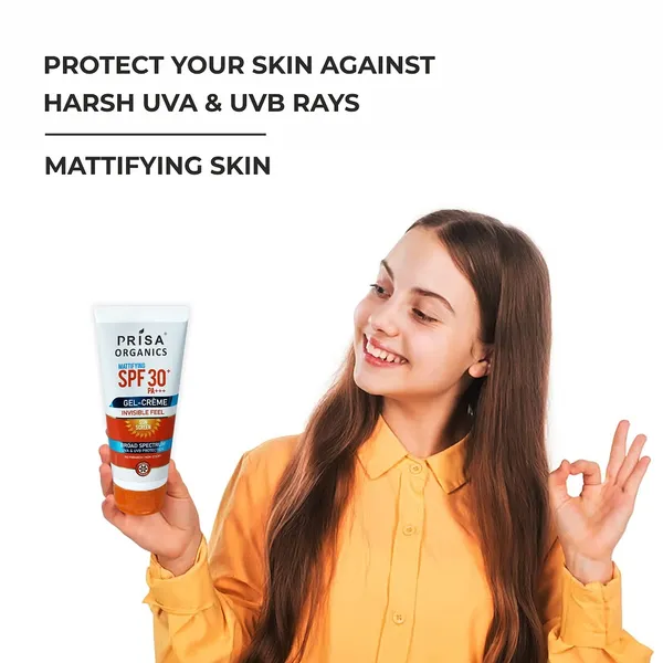 Mattifying_Spf_30_Pa+++_Gel_Cream_Invisible_Feel_Sun_Screen_Broad_Spectrum_Uva_&_Uvb_Protection_No_Paraben_,_Non-Sticky_,_100G_With_48_Hour_Glow