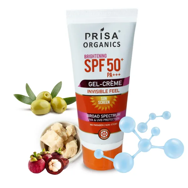 Brightening_Spf_50_Pa+++_Gel_Cream_Invisible_Feel_Sun_Screen_Broad_Spectrum_Uva_&_Uvb_Protection_No_Paraben_,_Non-Sticky,_100G_With_48_Hour_Glow