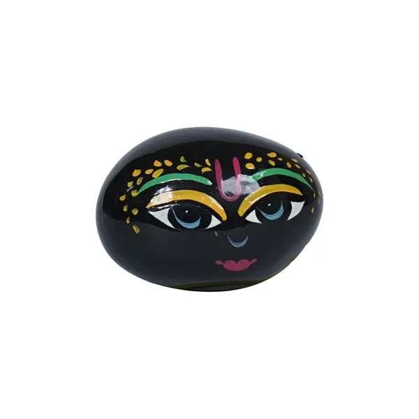 Black__Shaligram_Stone_&_Brass_Thali_For_Worship