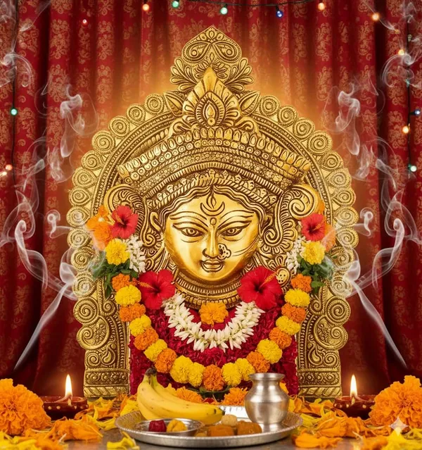 Golden_Metal_Maa_Durga_Face_Wall_Hanging_For_Navratri,_Diwali_Decoration_And_Gifts