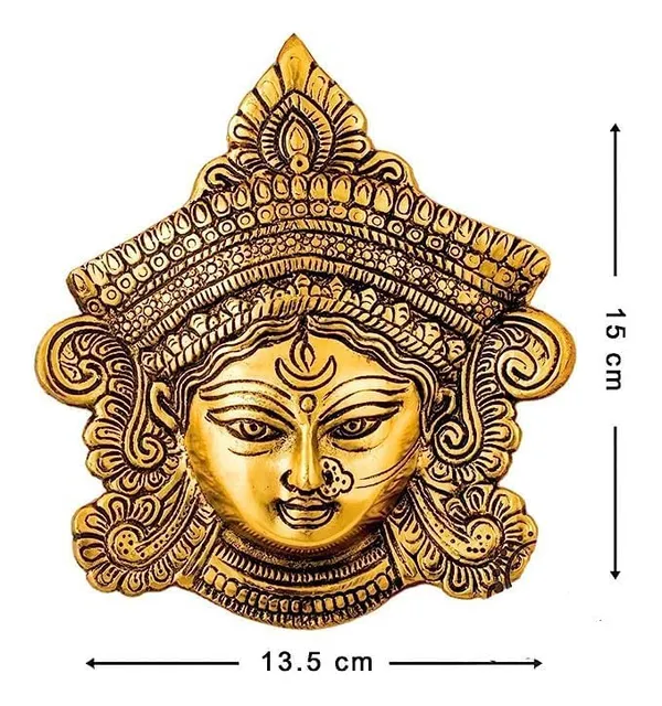 Golden_Metal_Maa_Durga_Face_Wall_Hanging_For_Navratri,_Diwali_Decoration_And_Gifts