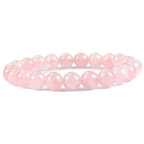 Pink_Certified_Unisex_Natural_Rose_Quartz_Crystal_Healing_Stone_Bracelet_For_Reiki_Healing