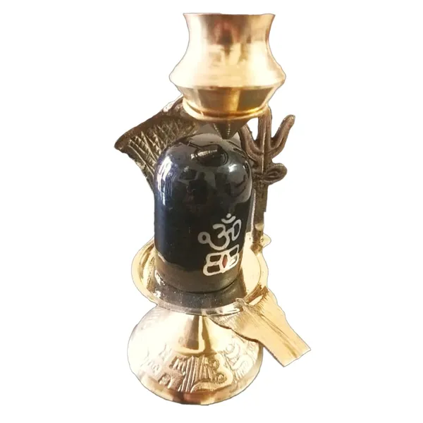 Golden_Brass_Lord_Shivlingam_For_Puja
